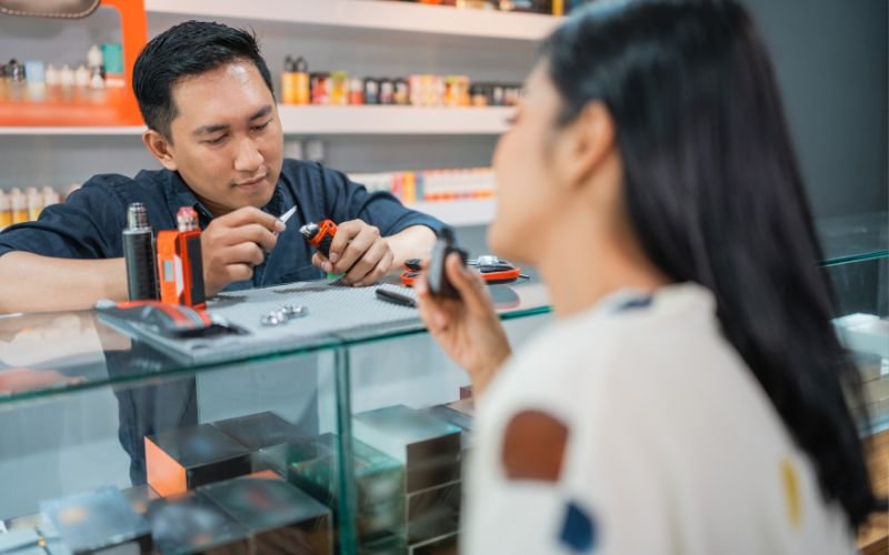 vape product selection