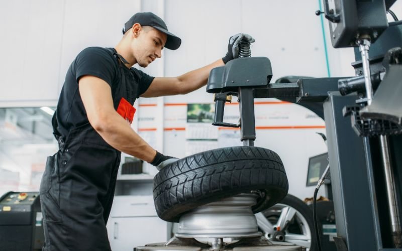 changing tires safely